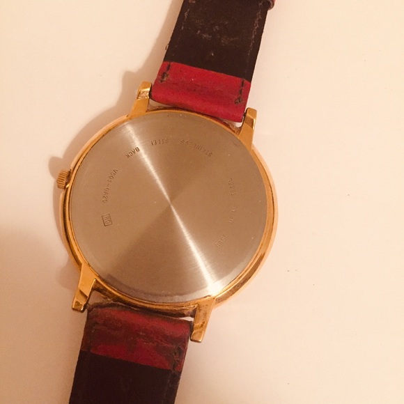 Vintage Gold Tone Lorus Disney Mickey M Watch - Picture 3 of 5